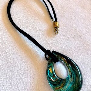 Tagliapietra Murano Glass Necklace Designer Signed